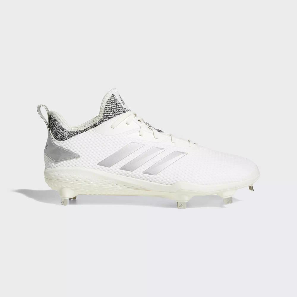 Adidas Adizero Afterburner V Spikes De Beisbol Blancos Para Hombre (MX-40824)